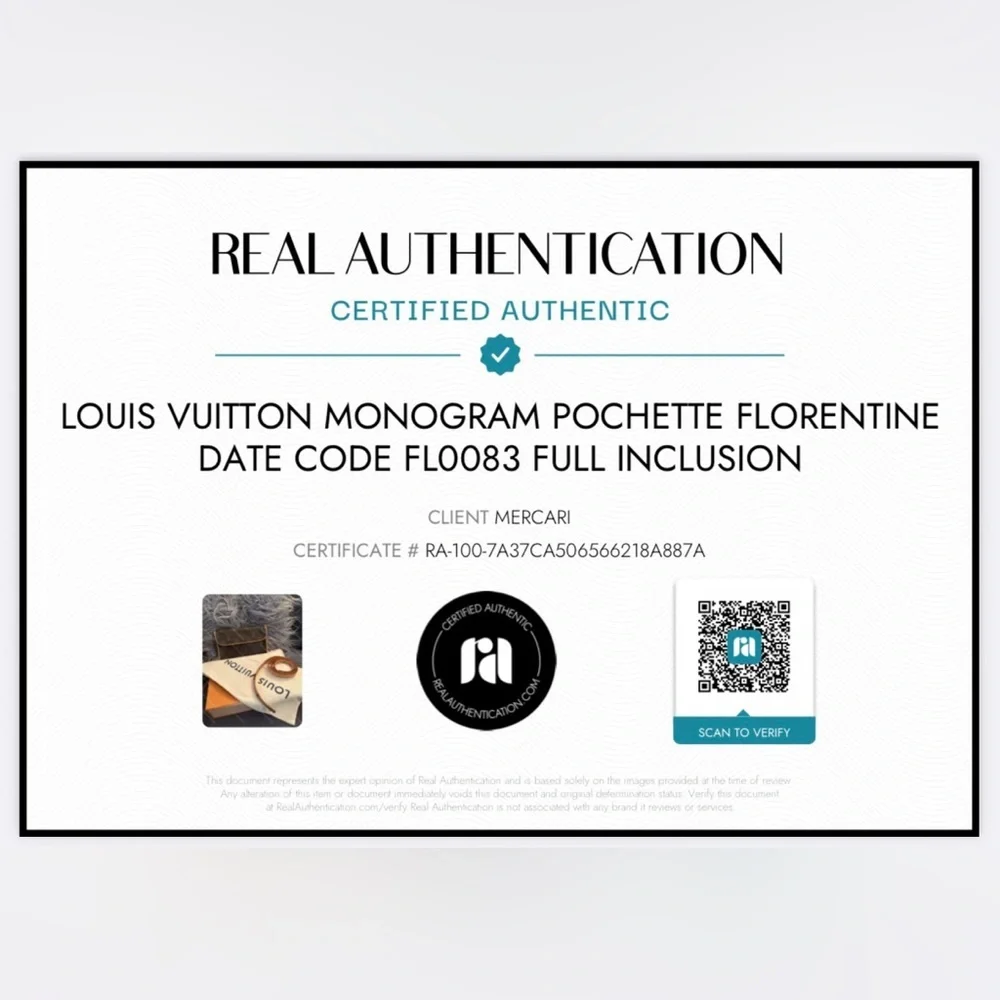 🔥Louis Vuitton Monogram Pochette Florentine date code FL0083 full inclusion🔥 - Picture 17 of 17